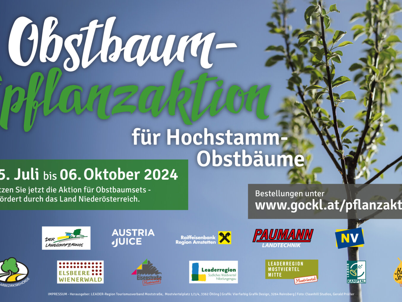 Update der Obstbaumpflanzaktion 2024 - Bestellungen bis 06. Oktober 2024 noch möglich!